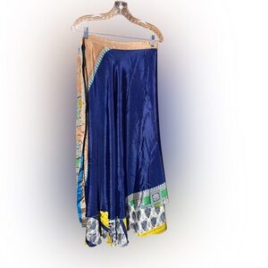 Kariza Vintage Boho Wrap Skirt – One Size Fits Most